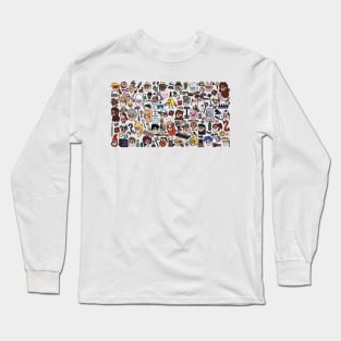 Gravity Falls Doodle Long Sleeve T-Shirt